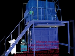 Línea de reciclaje de la caldera de refrigeración para trituración de espuma de refrigeración para la producción de espuma de refrigeración para el reciclaje de la máquina de bloques de PU