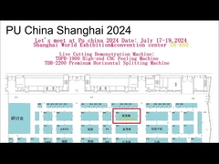 2200mm ancho de corte máquina de corte de espuma de PU divisor horizontal automático Siemens servo electrónico