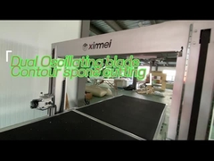 Cortadora industrial vibrante doble rápida de la espuma de la cortadora del perfil de la espuma