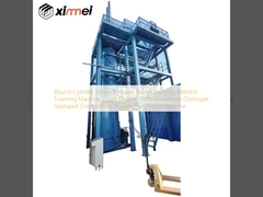 Circular cilindro de vapor de la máquina de moldeado de unión de presión de espuma de rebond de una sola doble triple cuadruple quintuple septupleta simultáneamente línea de producción continua