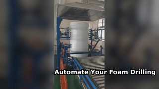 Perforadora automática de espuma para una producción eficiente