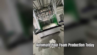 Línea de producción automática de espuma de alta eficiencia