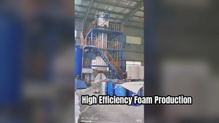 Eficacia alta continua vertical de la máquina de la espuma de TDP 1500