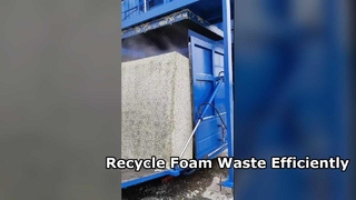 Reciclaje automático de alta eficiencia de la máquina de espuma regenerada