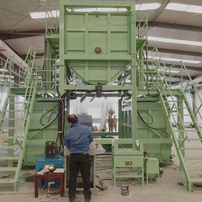 Volumen de agitación 15m3 Máquina de espuma repondable Capacidad 40r/m Máquina de reciclaje de escombros de plástico