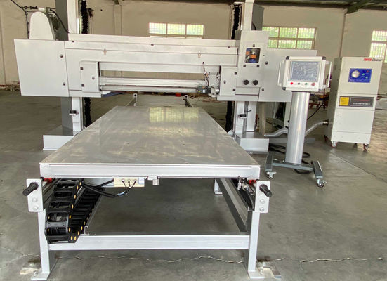Máquina de corte horizontal de espuma de PU de alta velocidad con control de servo completo TDBW-1300/2100
