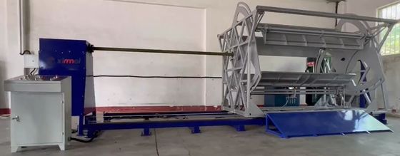 Máquina de perforación circular de espuma de 2 toneladas de eje de inserción automática para línea de trabajo de espuma vertical