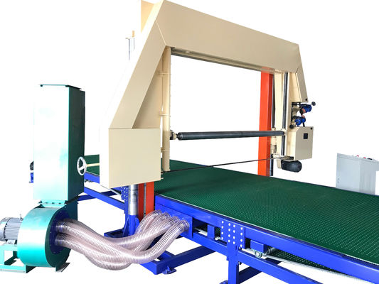 Máquina de corte de bloques de espuma EPE de división horizontal Cinturón transportador de cinta blanda