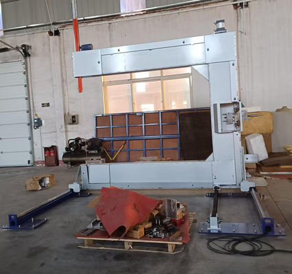 Mesa de trabajo rotatoria grande recta vertical del control del PLC del cortador de la espuma del CNC de la esponja