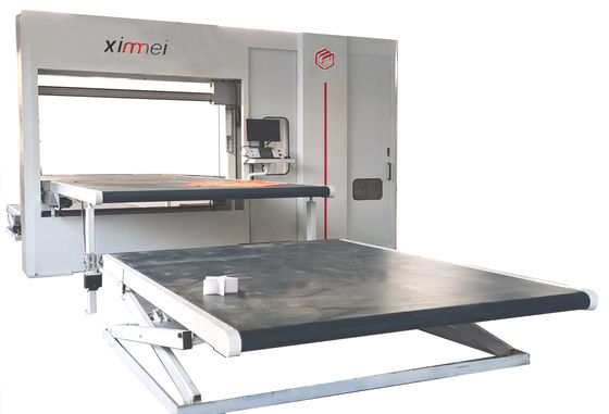 Máquina de corte de tablas de espuma CNC de contorno vertical Control por ordenador Cuchillo de bucle giratorio