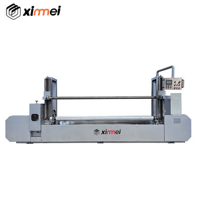 Pelador de espuma CNC de alta precisión con grosor ajustable, ajustable para rodillo de espuma cilíndrica de PU