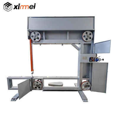 4 ruedas vertical narrow knife cutter máquina de corte de esponja de espuma EVA EPE semiautomática placa de deflector mesa de trabajo colchón bloque industrial cuchillo vertical