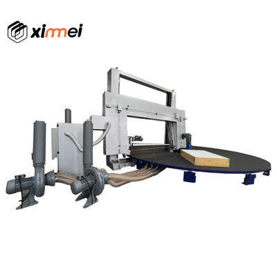 ±0.08 mm Carousel Foam Cutter with 7200 mm Worktable and Vacuum Suction Clamping