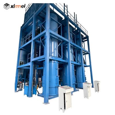 Línea de producción de espuma de poliuretano reciclada para residuos de máquina de espumación continua, triple estación de espumación, cilindro de Φ1000-1300 mm, espuma rebotada
