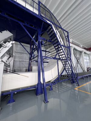 Máquina de corte de espuma de PU de alta precisión con precisión de 0.6-5 mm ± 0.1 mm y velocidad de 60-130 m/min para altura de 1300 mm